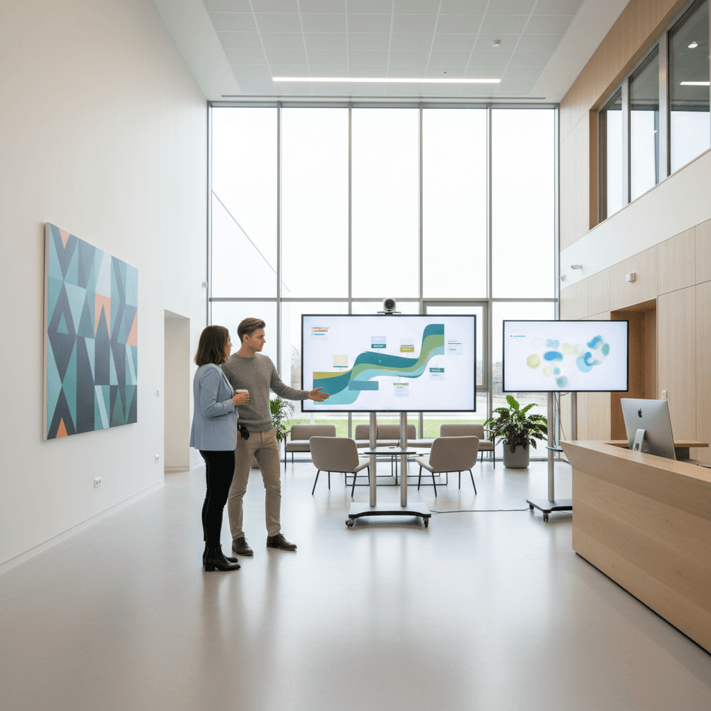 Graph or infographic showing time saved per week with AI phone assistant vs chatbot implementation timeline